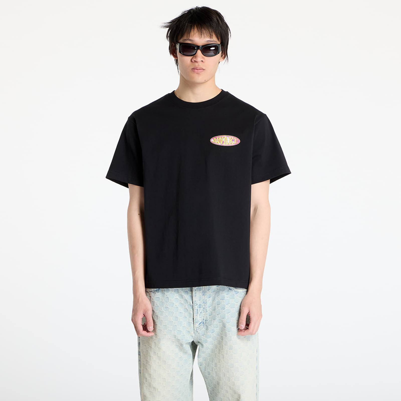 Tričko Awake NY Les Everyday Tee Black XXL