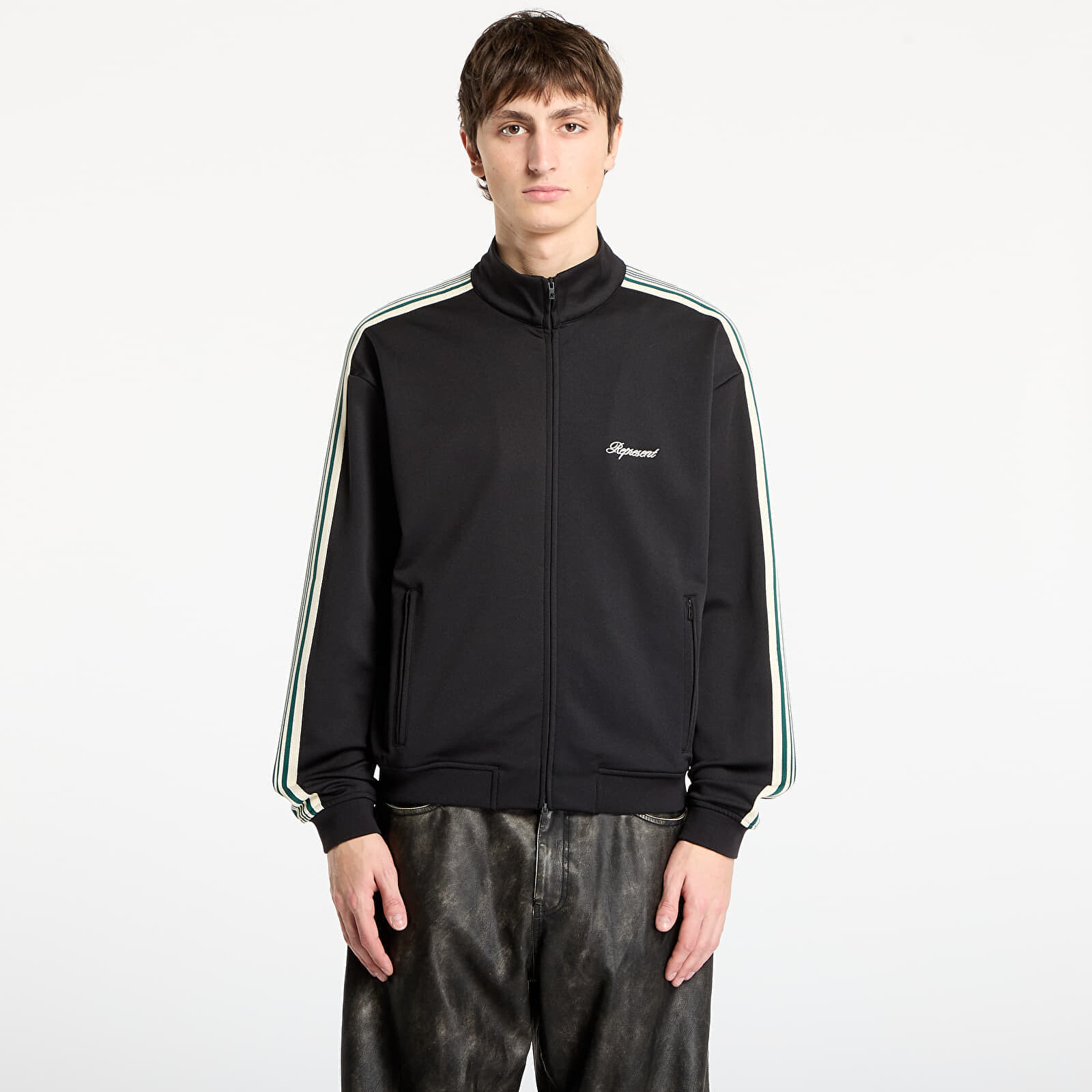 Bunda REPRESENT Taped Track Jacket UNISEX Jet Black S