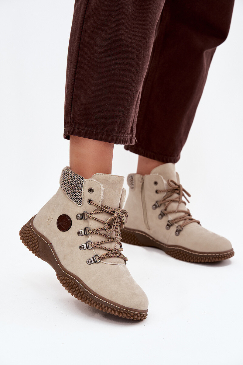 Boto Zateplené Trapery Dámske Svetlo béžové Zenaya