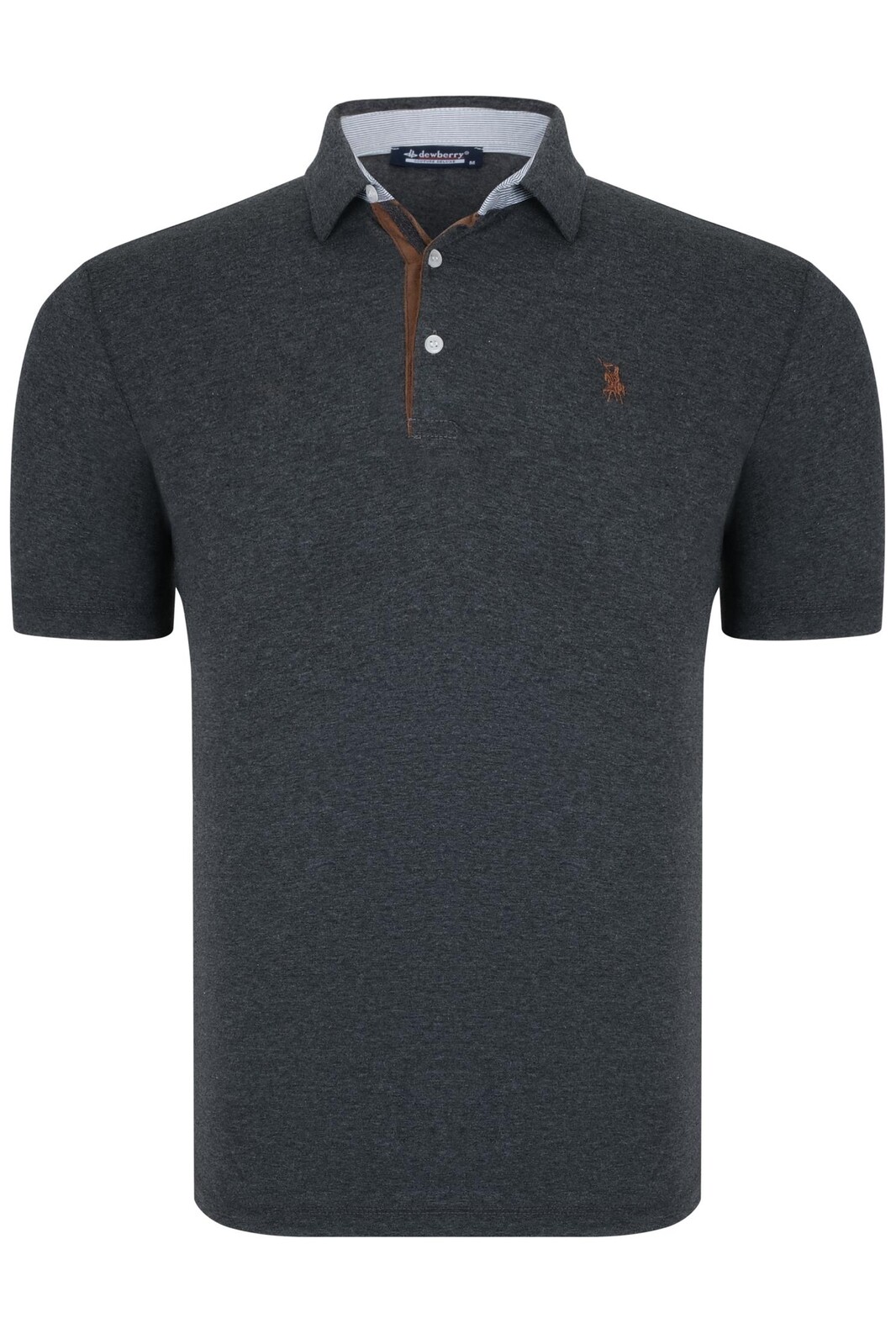 T9582 DEWBERRY MEN'S T-SHIRT-ANTHRACITE