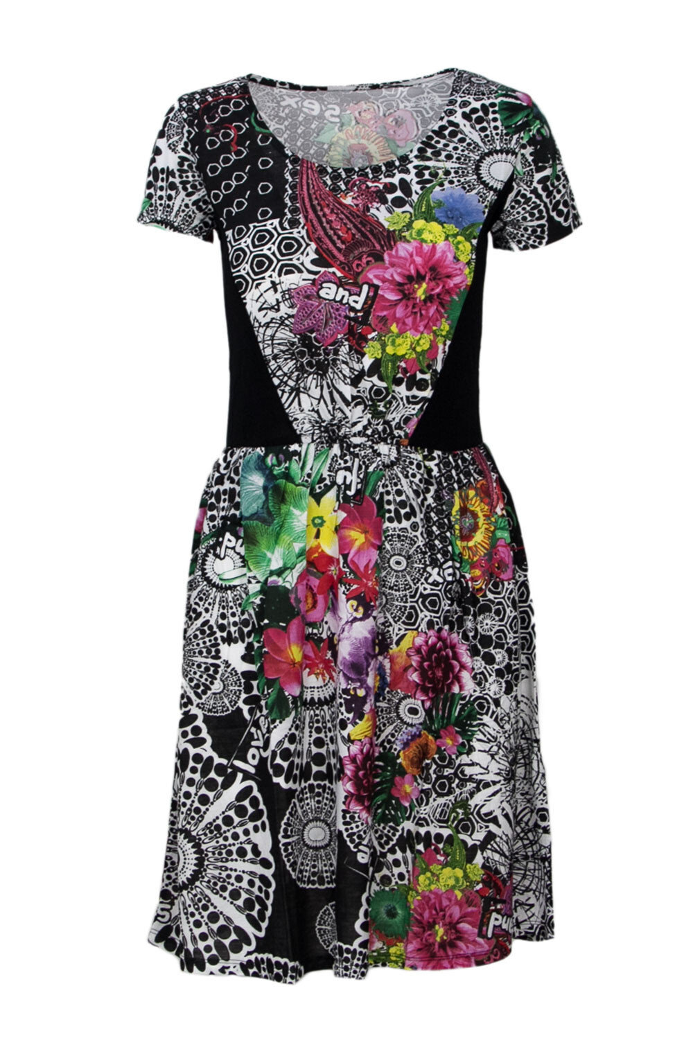 Desigual kvetinové mini šaty