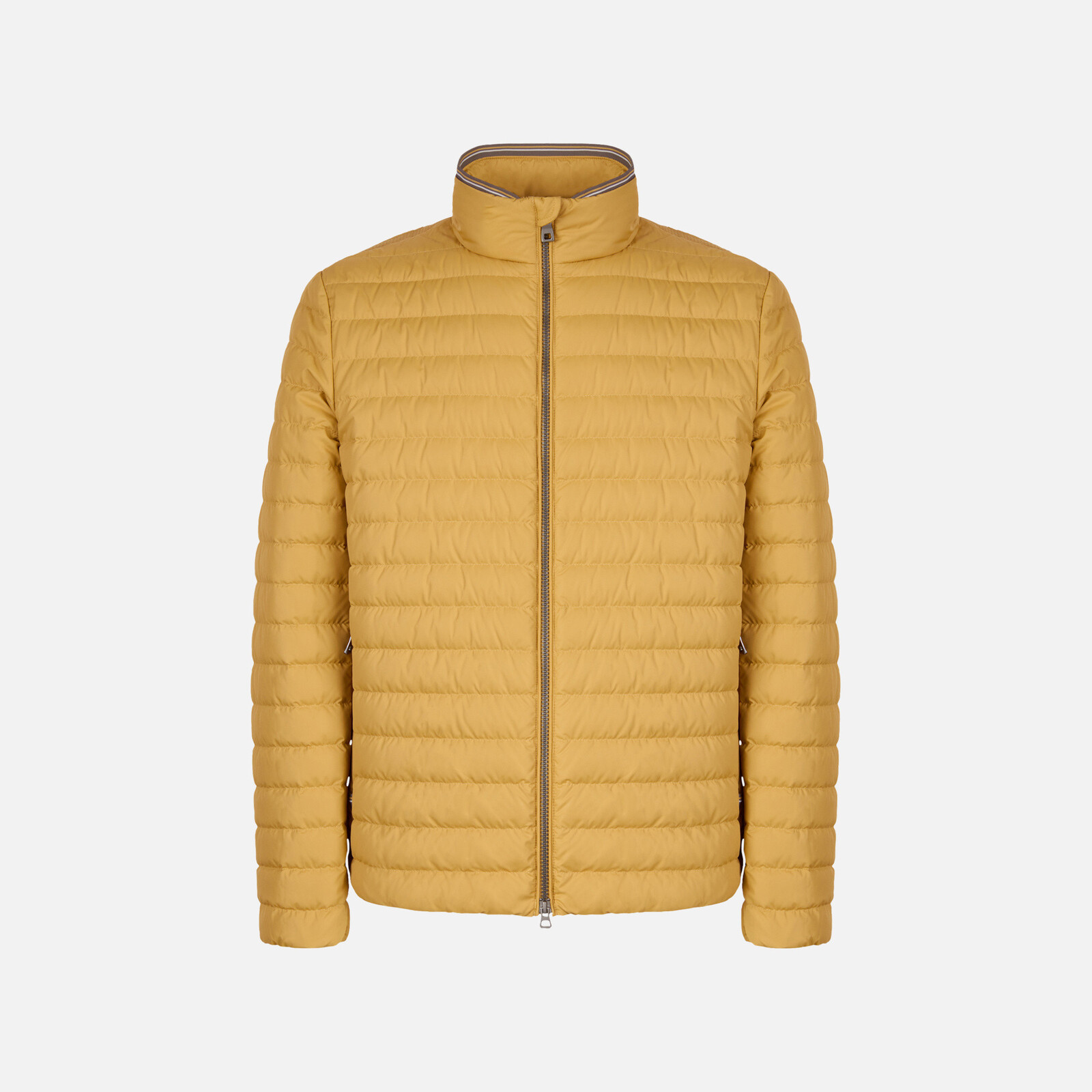 Žltá pánska páperová bunda Geox Warrens