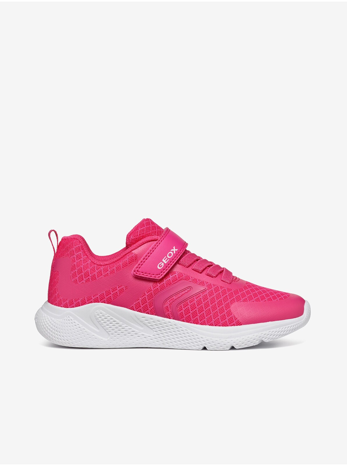 Dark Pink Girls' Sneakers Geox Sprintye - Girls