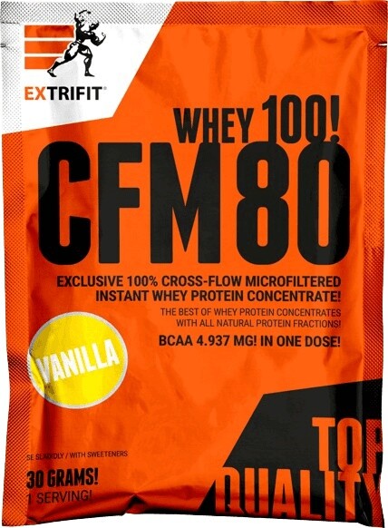 Extrifit cfm instant whey 80 30 g - vanilka