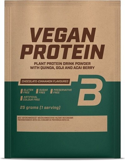 Biotechusa vegan protein 25 g - čokoláda/škorica