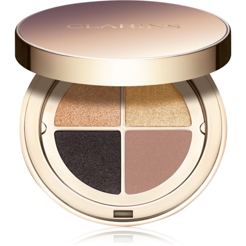 Clarins Ombre 4 Colour Eye Palette paletka očných tieňov pre dlhotrvajúci efekt odtieň 08 - Amber Gradation 4.2 g