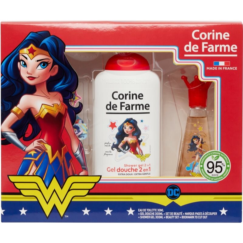 Corine de farme Gift Set Wonder Woman darčeková sada pre deti