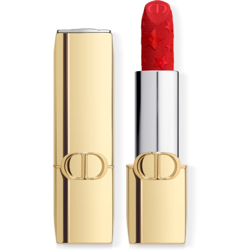 DIOR Rouge Dior dlhotrvajúci rúž limitovaná edícia odtieň 999 fini velours 3.5 g