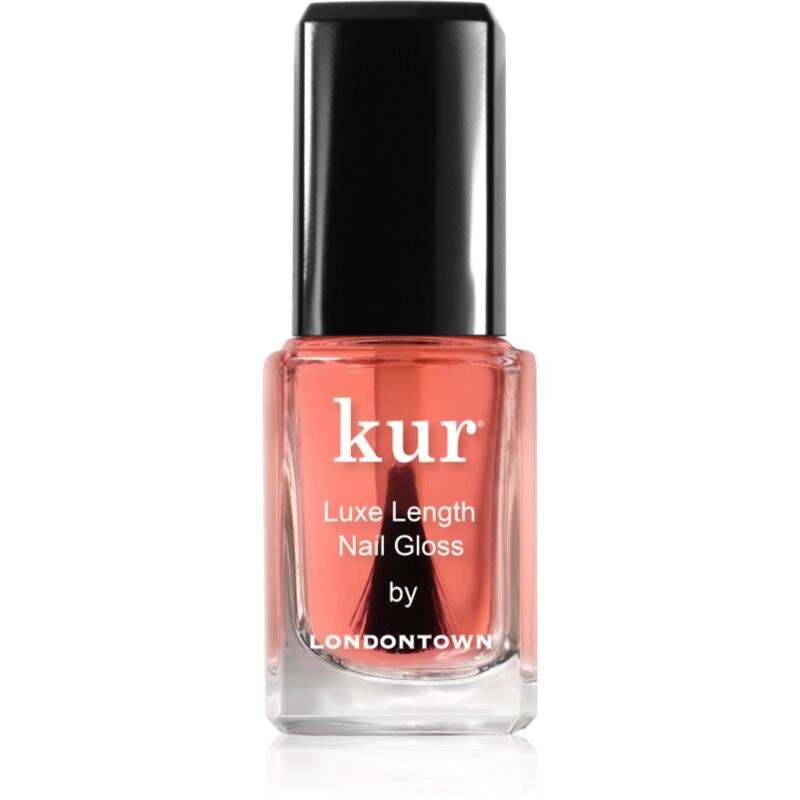 LONDONTOWN Kur Luxe Length Nail Gloss posilňujúci lak pre slabé a poškodené nechty 12 ml
