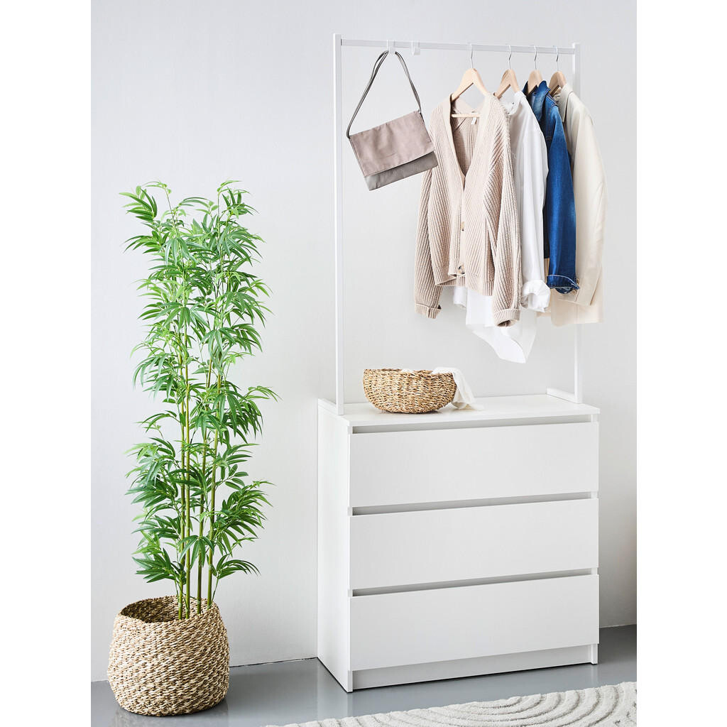 Boxxx KOMODA, biela, 80/195/40 cm