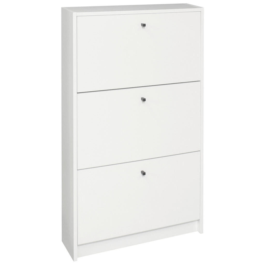 Xora VÝKLOPNÁ SKRINKA NA TOPÁNKY, biela, 60/104/16 cm