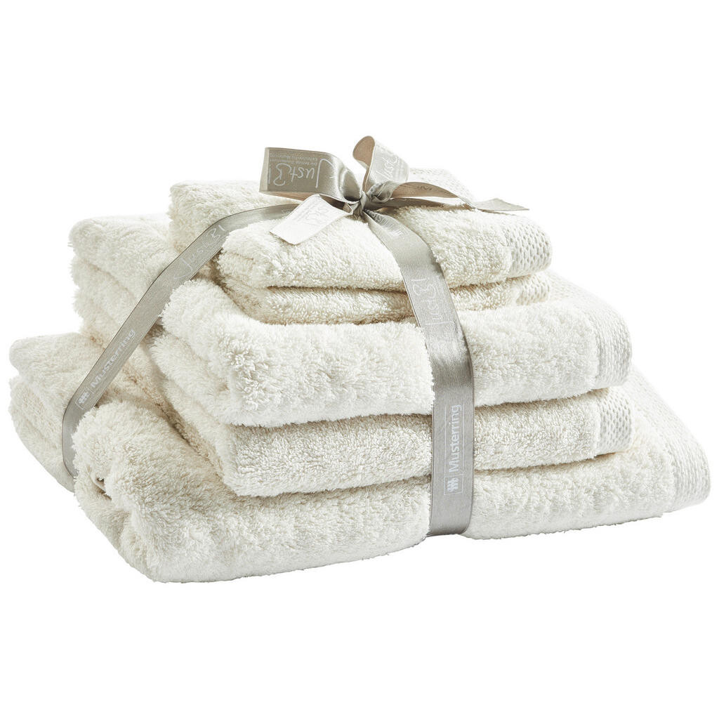 Musterring SADA FROTÉ UTERÁKOV, krémová, biela