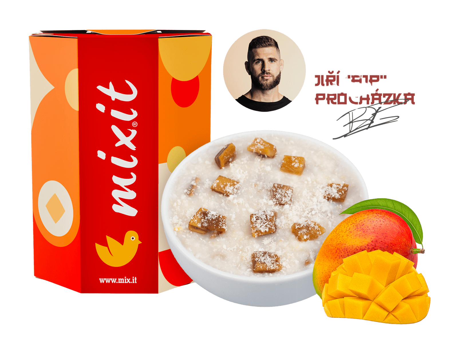 MIXIT Mango Sticky Rice – Ryžová kaša Jirky Procházky 270 g