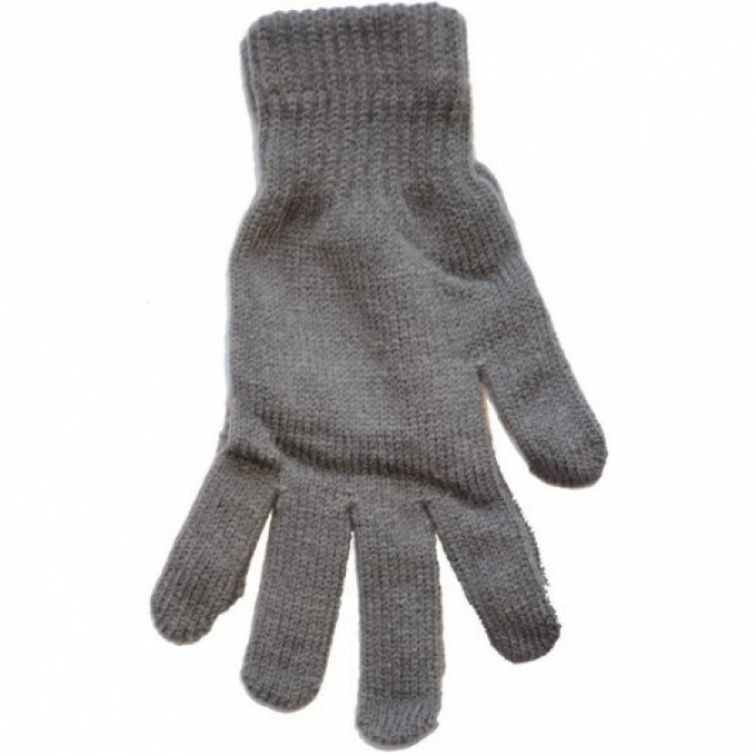 Rukavice pre smartfóny - sivé