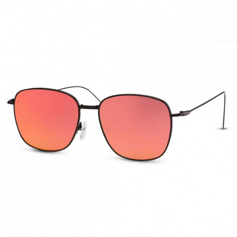 Slnečné okuliare Solo Wayfarer Flat - čierne-červené