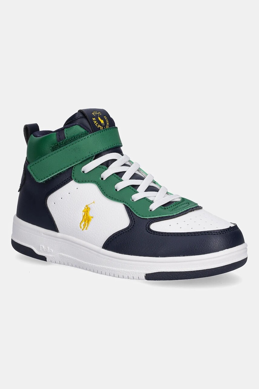 Detské tenisky Polo Ralph Lauren MASTERS COURT HI PS biela farba, RL03350410