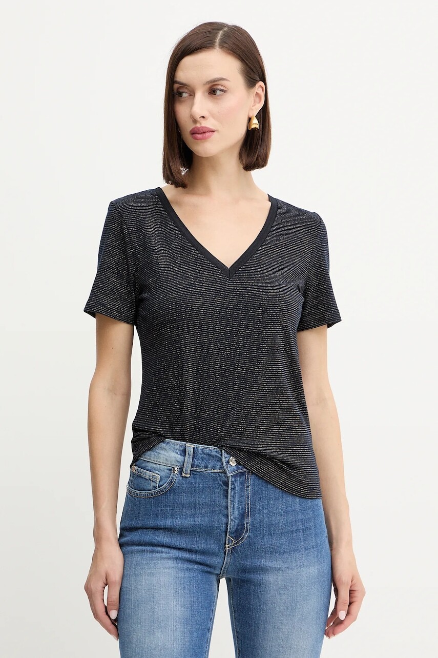 Tričko Morgan dámske, tmavomodrá farba, DOLLY