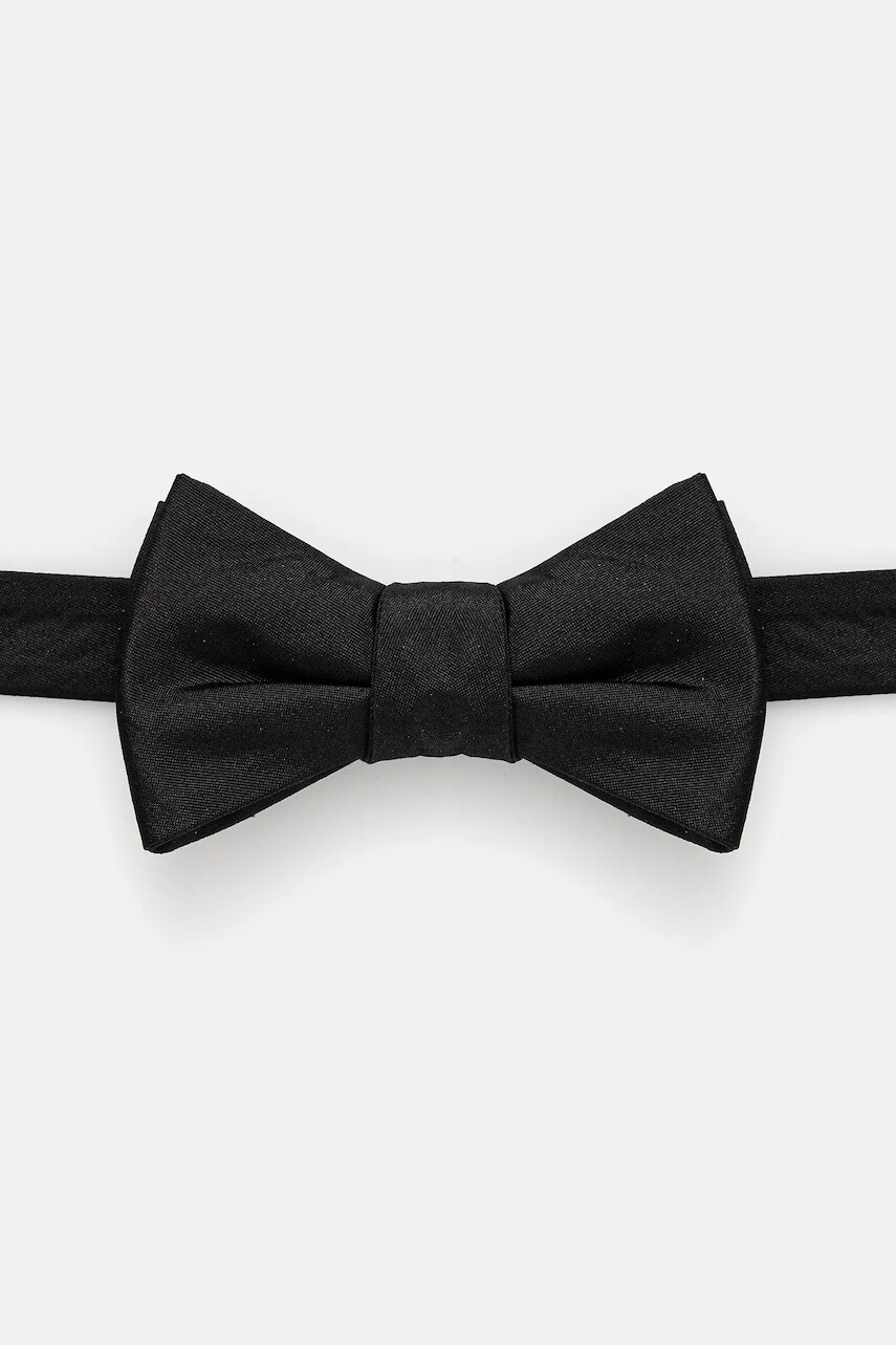 Hodvábny motýlik Michael Kors čierna farba, MK0DT00001