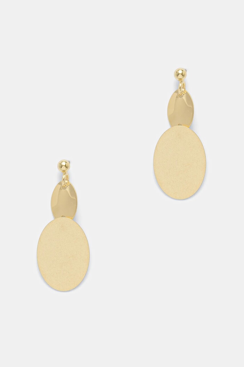 Náušnice zo striebra pozlátené 18k zlatom Answear.LAB