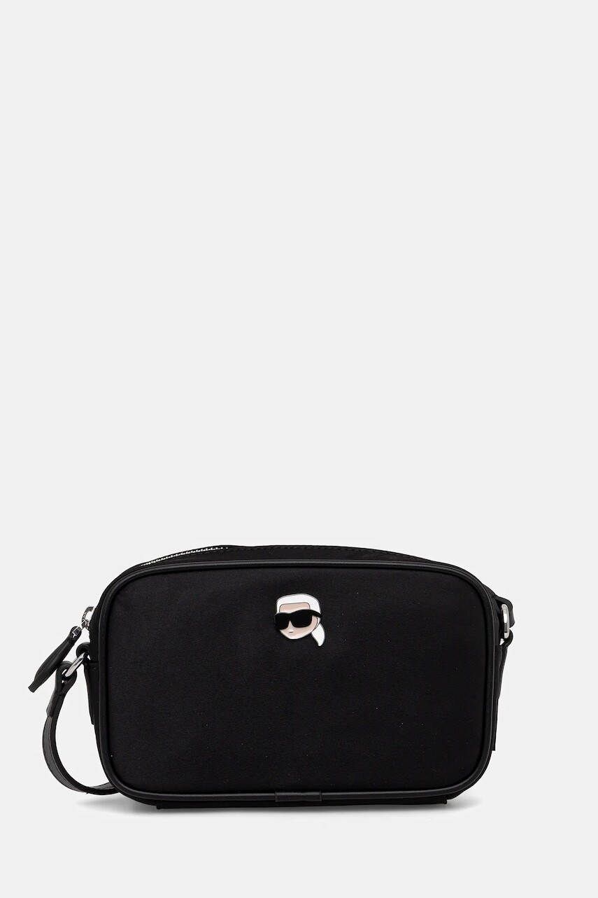 Kabelka Karl Lagerfeld IKON čierna farba, A4W30308