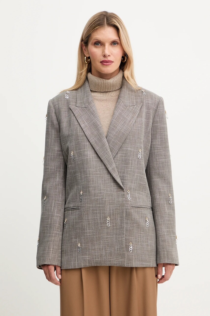 Sako Simona Corsellini hnedá farba, dvojradový, A25CPGI00301