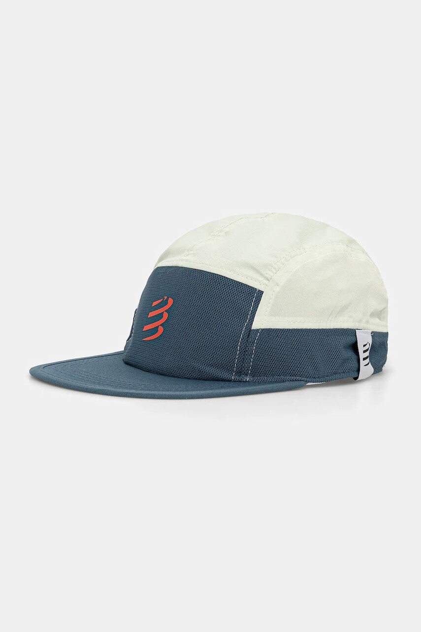 Šiltovka Compressport 5 Panel Light zelená farba, XHWU792