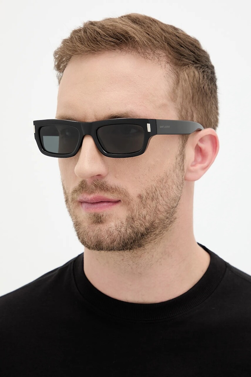 Slnečné okuliare Saint Laurent čierna farba, SL 837