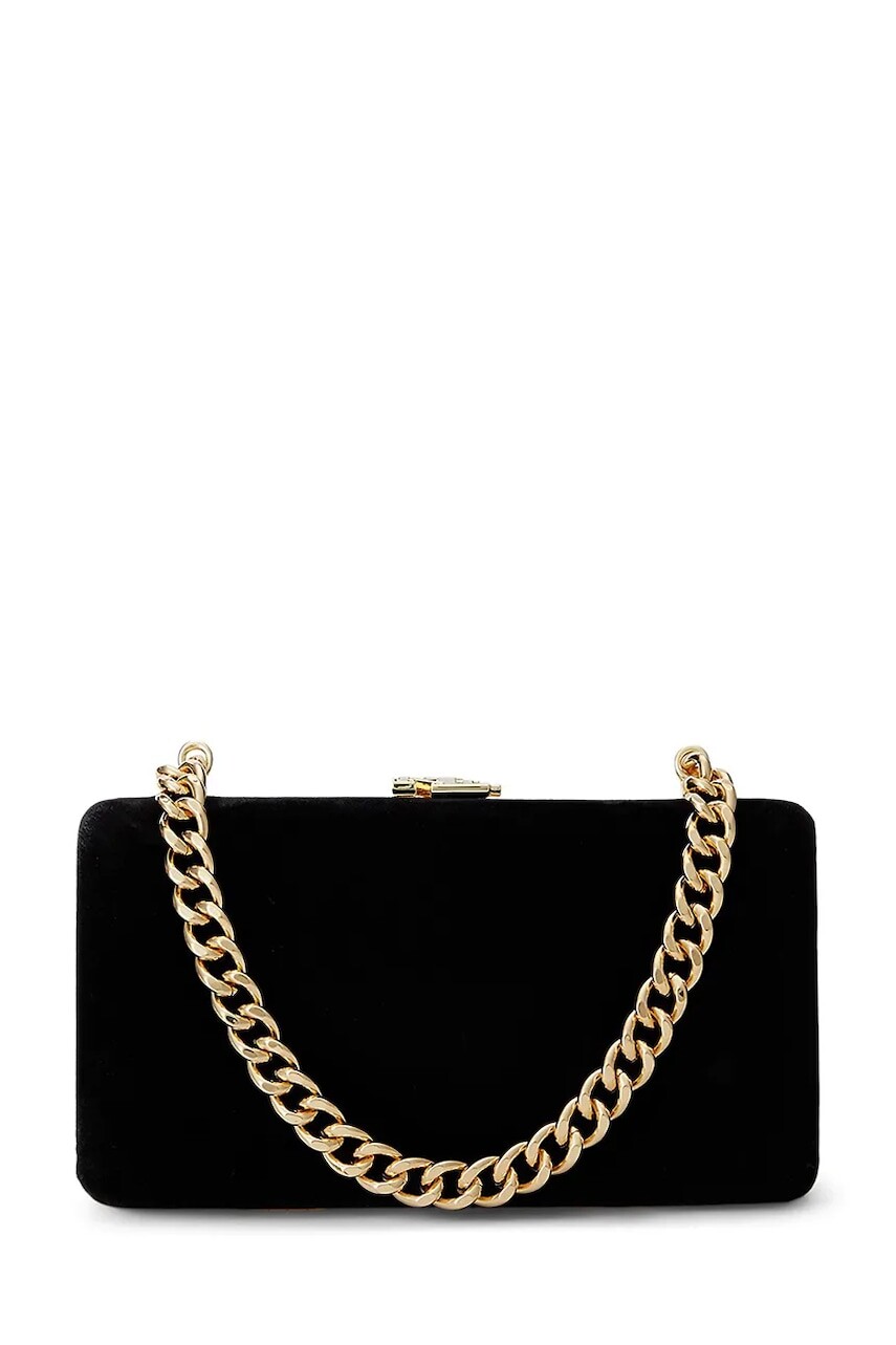 Listová kabelka Lauren Ralph Lauren čierna farba, 431915428