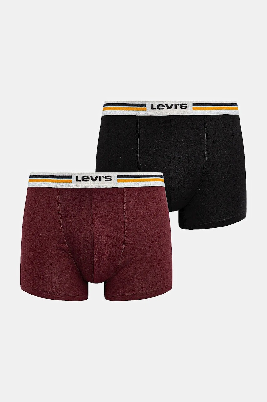 Boxerky Levi's 2-pak červená farba, 37149-1222