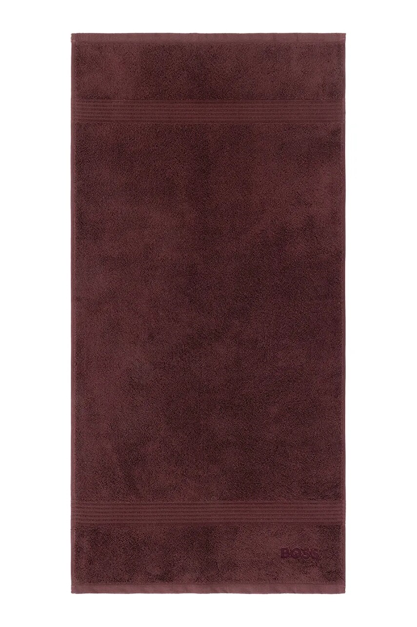 Bavlnený uterák BOSS LOFT Brownie 50 x 100 cm bordová farba