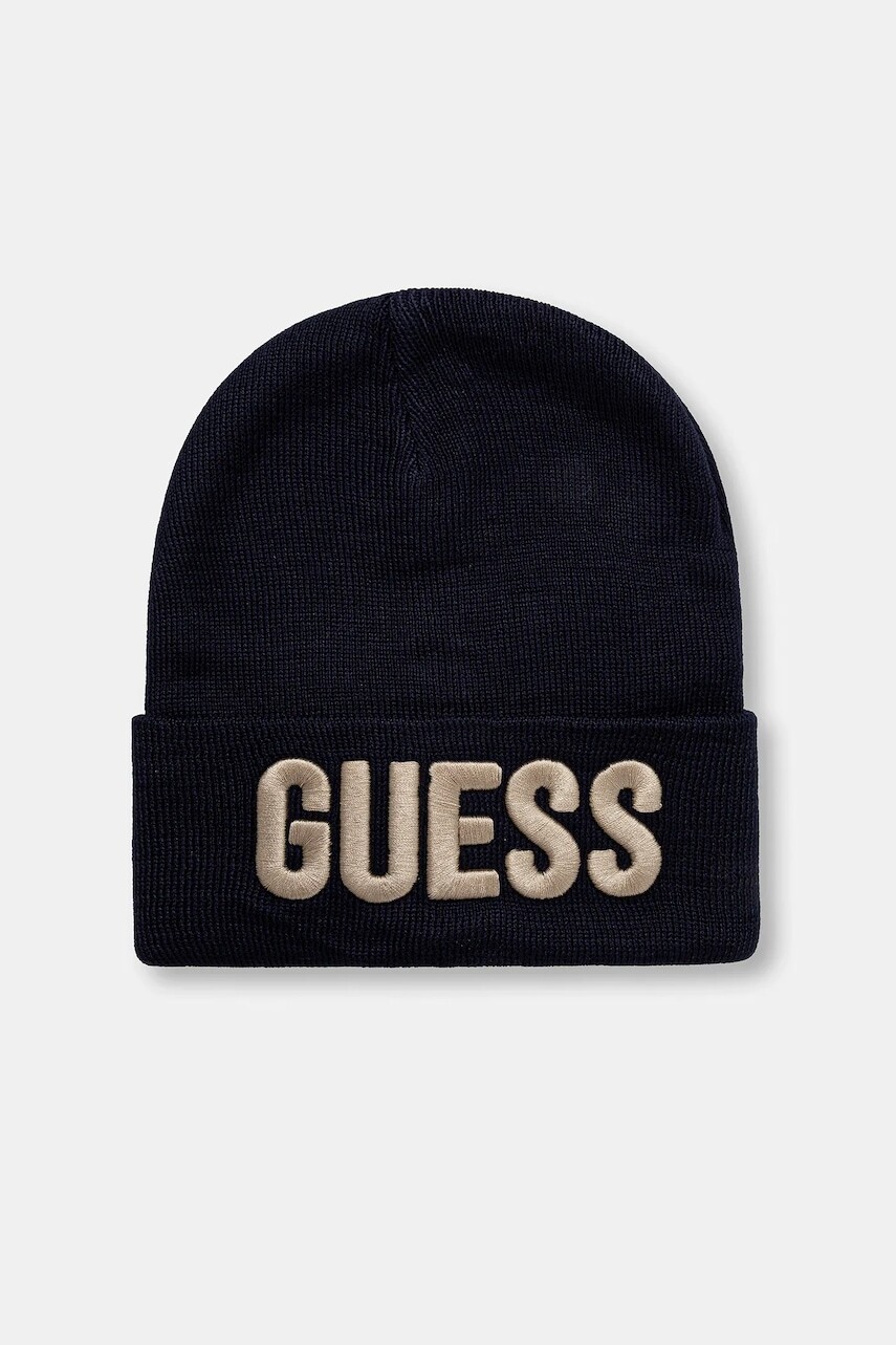 Detská čiapka Guess tmavomodrá farba, L0BZ00 Z2QO0