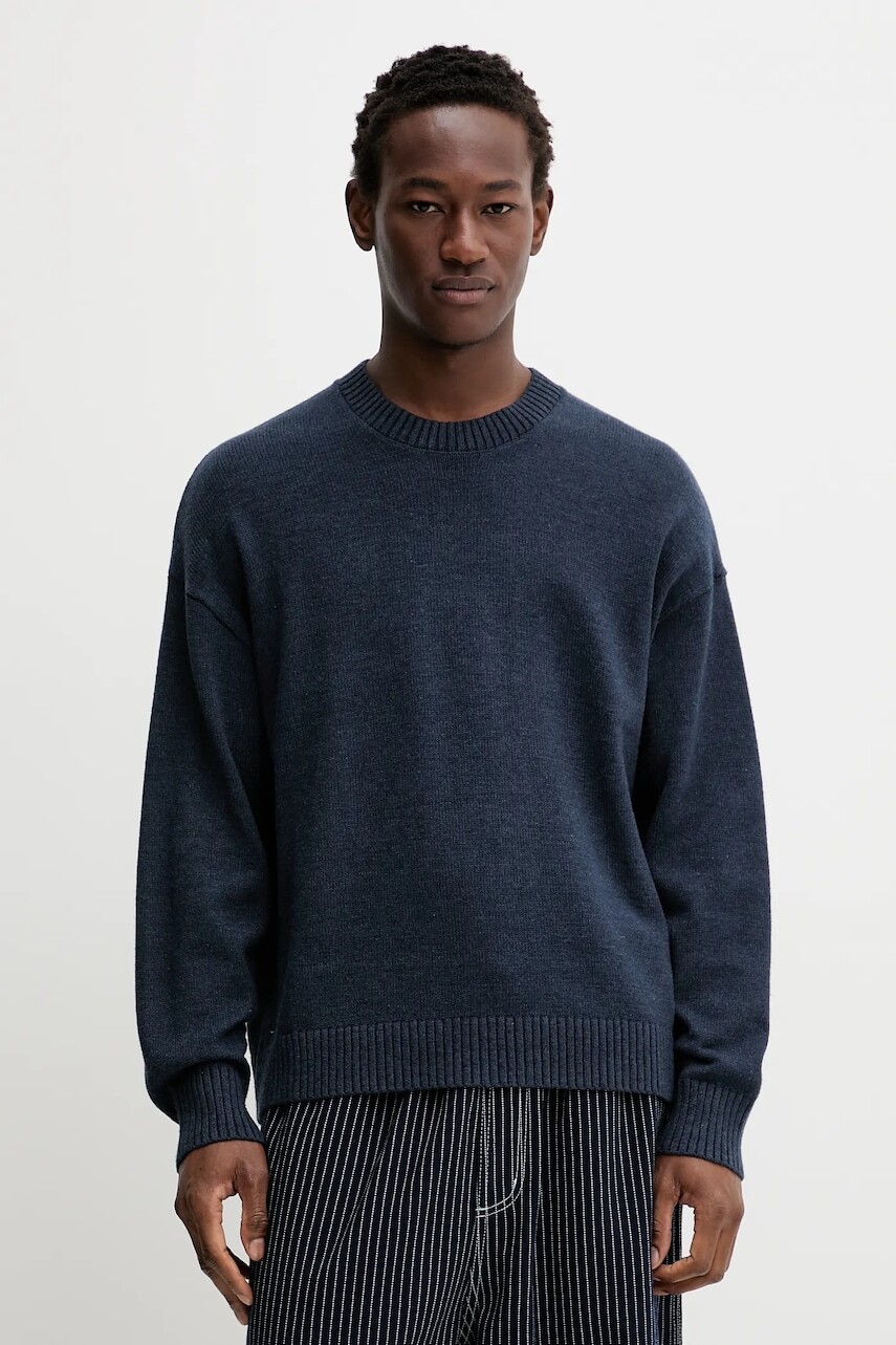 Sveter Hollister Co. tmavomodrá farba, KI320-5058
