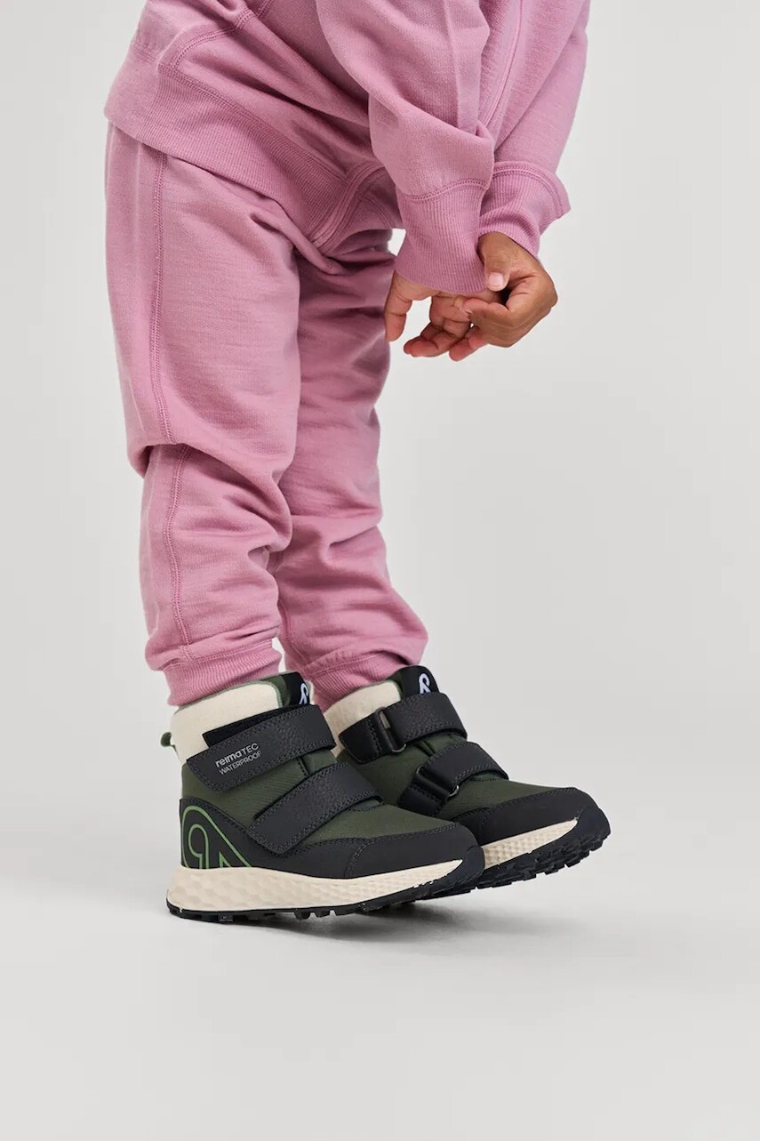 Zimné topánky Reima Hallava zelená farba, 5400147A