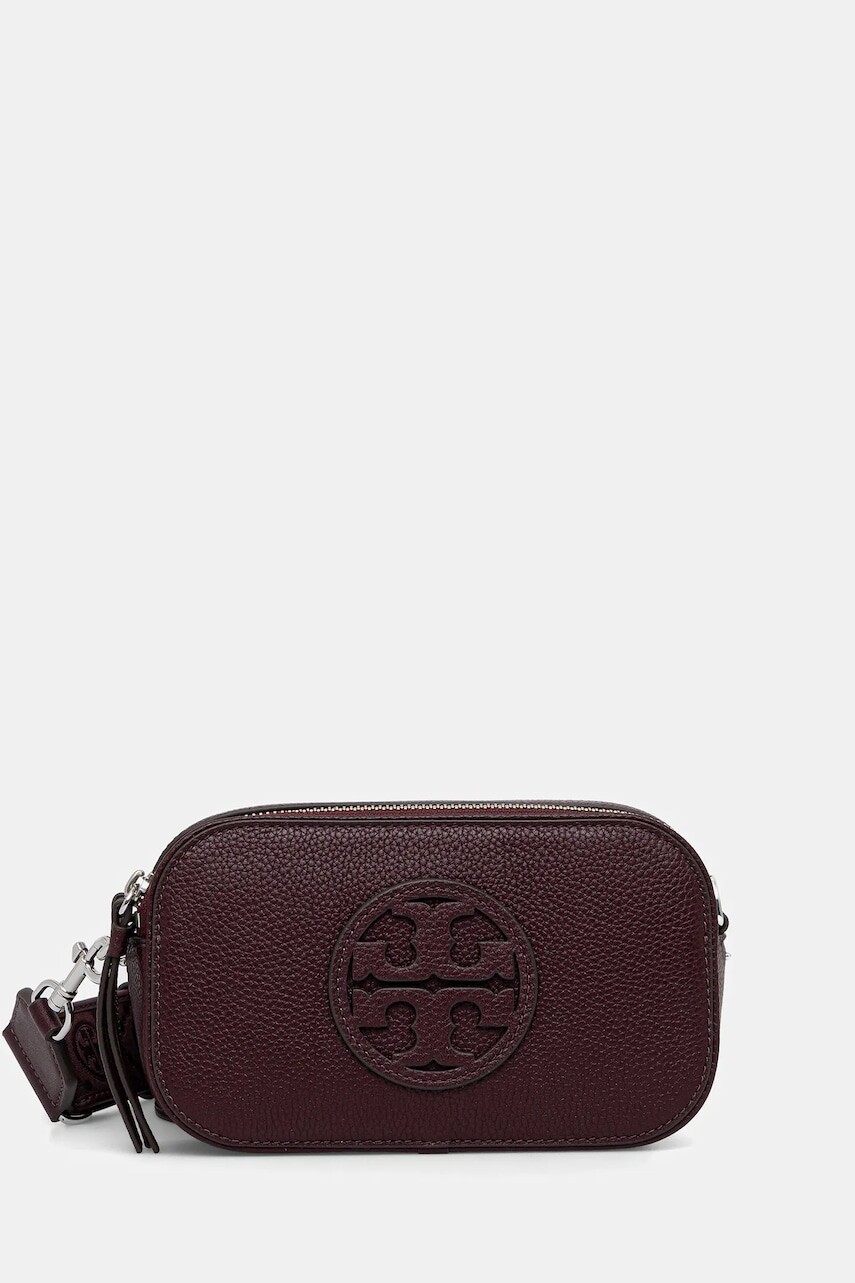 Kabelka Tory Burch Miller Mini bordová farba, 171956-500
