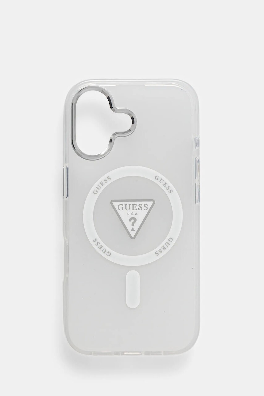 Puzdro na mobil Guess iPhone 17 priehľadná farba, GUHMP17SHGTMLCGT