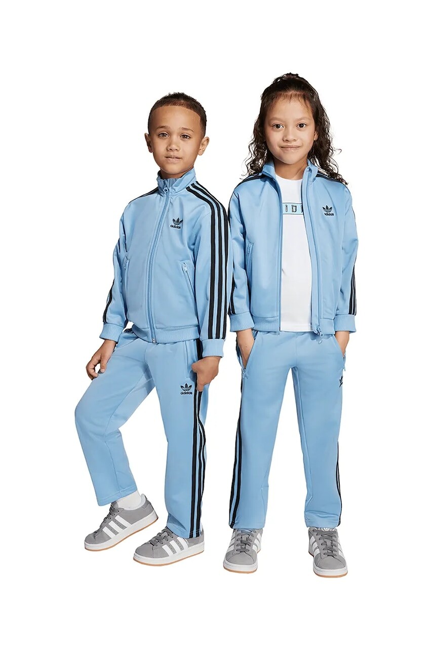 Detská tepláková súprava adidas Originals modrá farba, JY1148