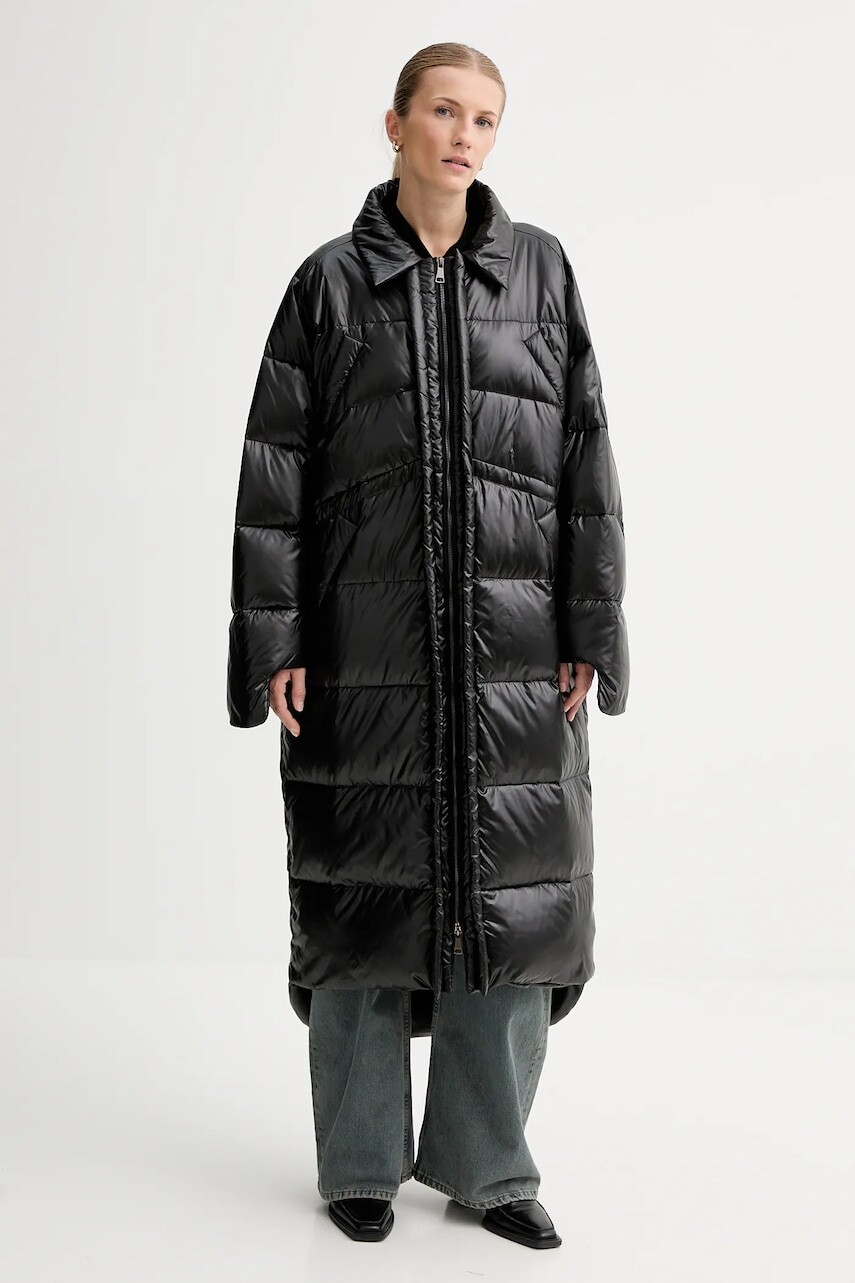 Páperová bunda MMC STUDIO čierna farba, RODA.COAT