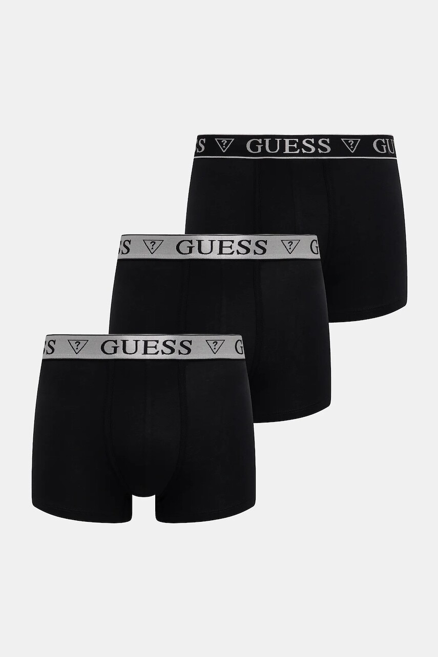Boxerky Guess 3-pak čierna farba, U5BG65 KCD31