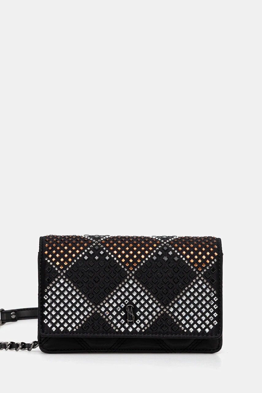Listová kabelka Steve Madden Baddi čierna farba, SM13001836