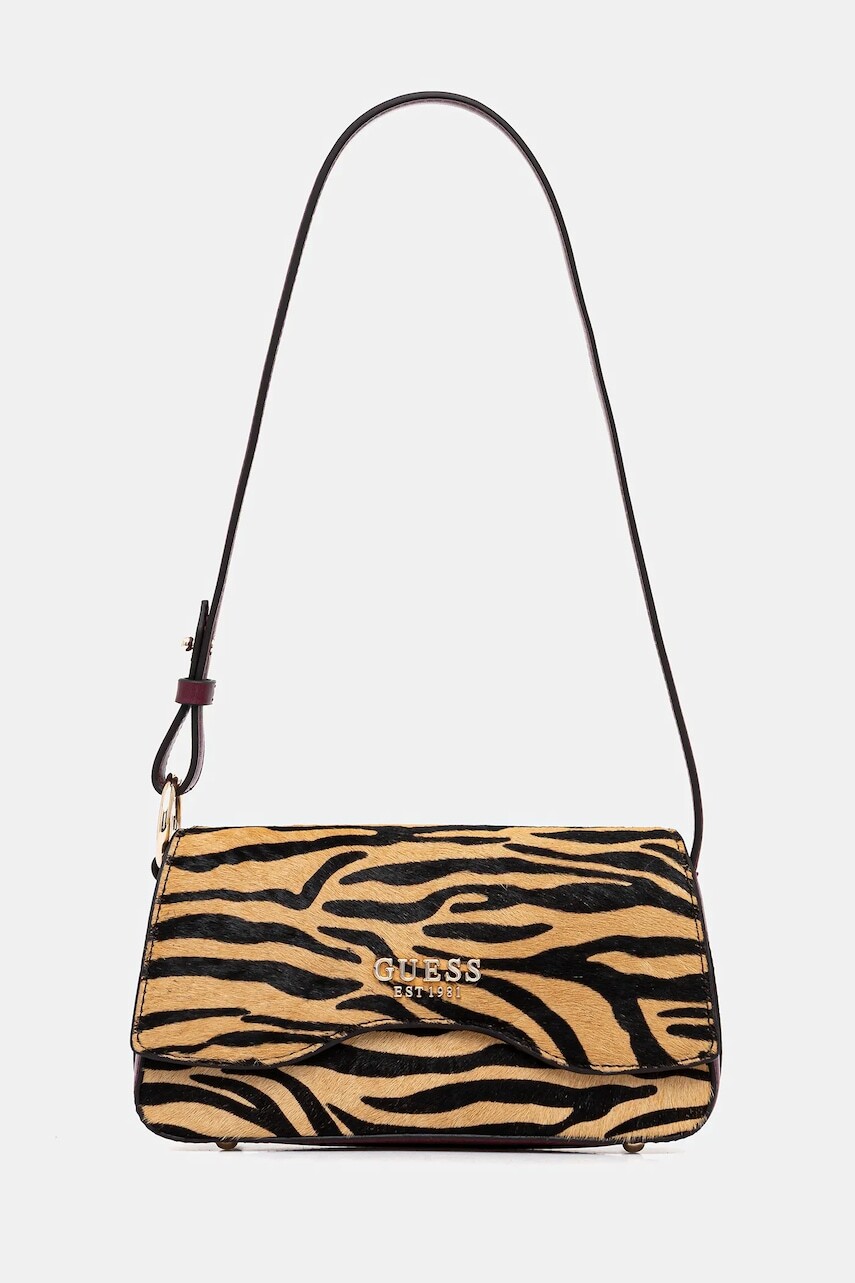 Kabelka Guess DOMITILLA hnedá farba, HWZG75 29780