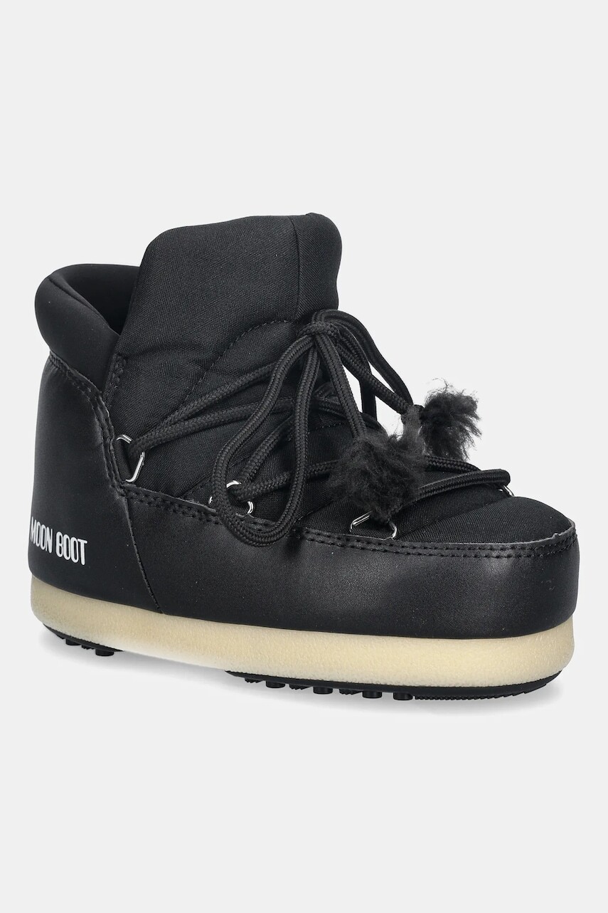 Detské snehule Moon Boot MB EVX PUMPS NYLON čierna farba, 80D1470020