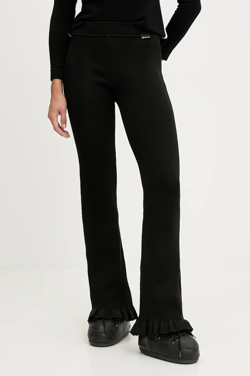 Športové legíny Newland LADY RIB LEGGINGS čierna farba, jednofarebné, N46824.15