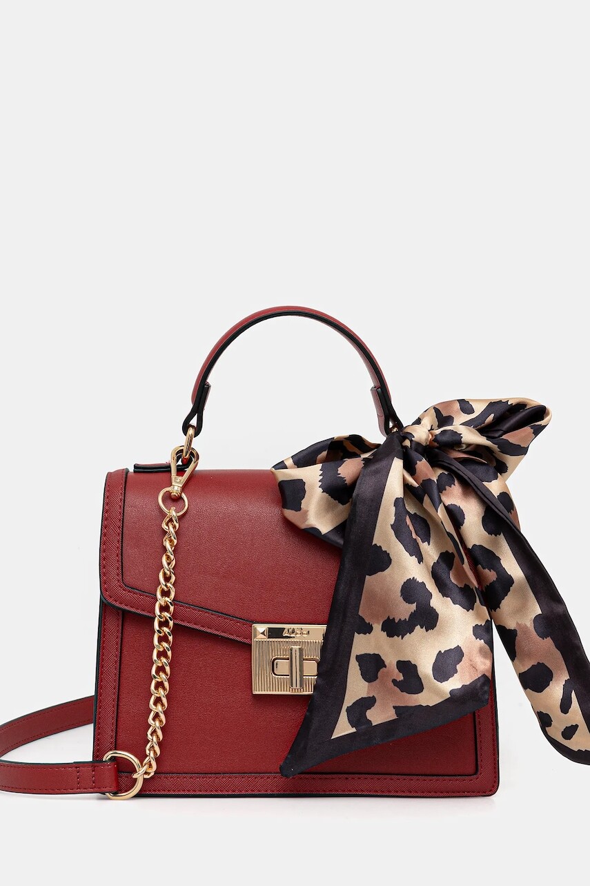 Kabelka Aldo červená farba, MOR.600