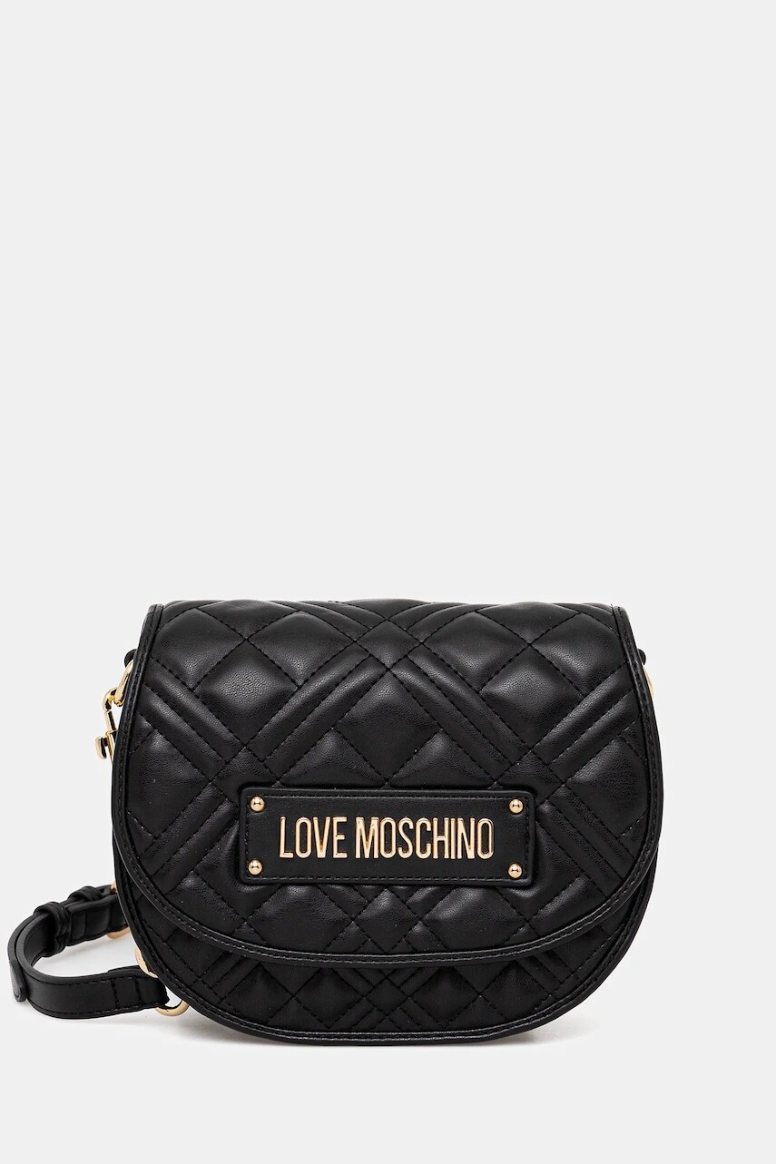 Kabelka Love Moschino čierna farba, JC4112PP0NLA0000