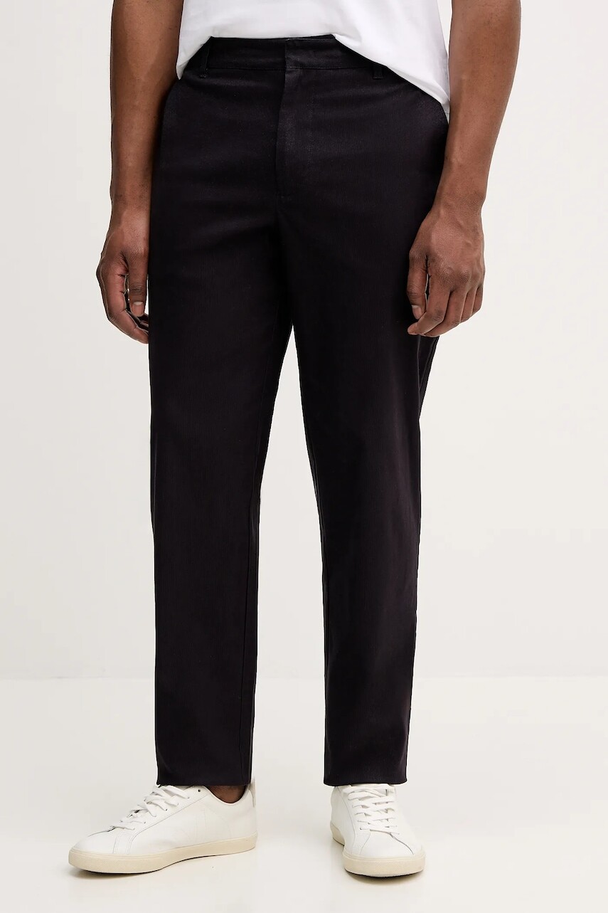 Nohavice Armani Exchange tmavomodrá farba, priliehavé, XM000421 AF15603