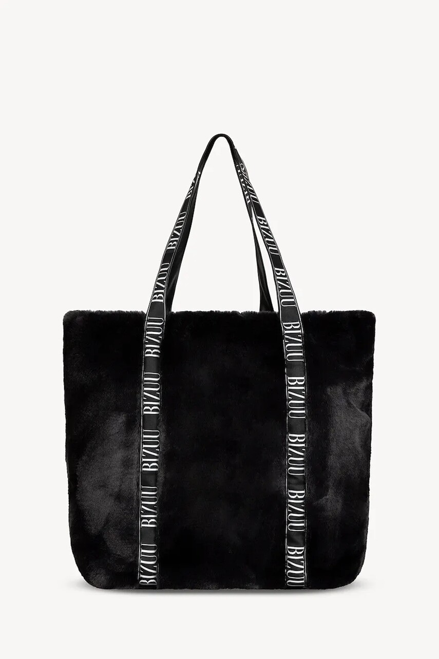 Kabelka Bizuu FUZZY čierna farba, FUZZY CZARNY