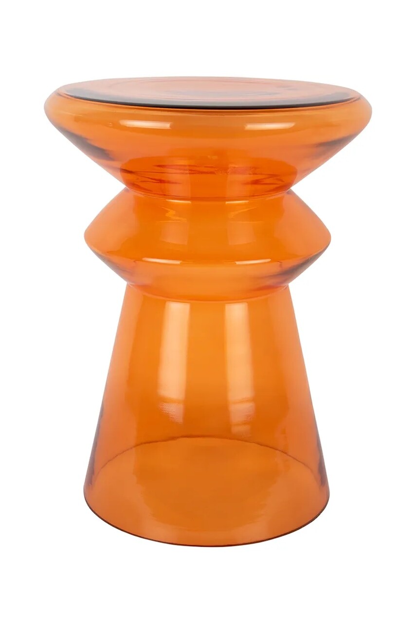 Stolík Leitmotiv Amarre 32 x 45 cm oranžová farba