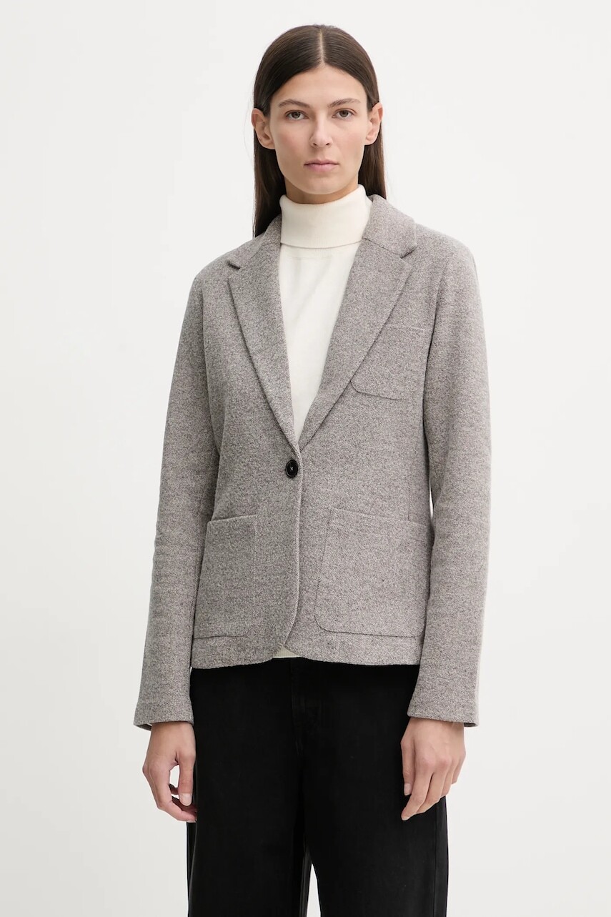 Sako Marc O'Polo béžová farba, jednoradové, vzorované, 511304458011