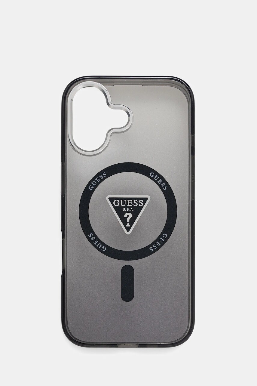 Puzdro na mobil Guess iPhone 17 čierna farba, GUHMP17SHGTMLCGK