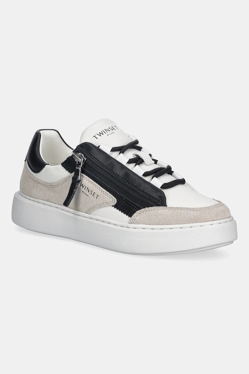 Tenisky Twinset béžová farba, 252TGT018